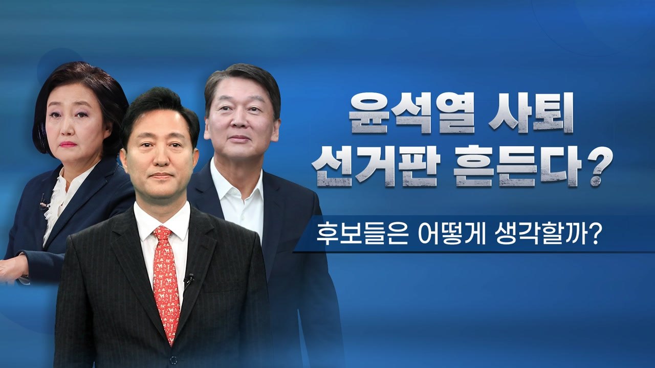 서울시장 후보들, 윤석열 사퇴 영향있다 없다? / YTN