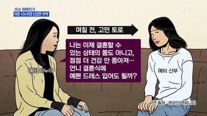 MBN 뉴스파이터-결혼식에 드레스 입겠다는 아픈 시누이