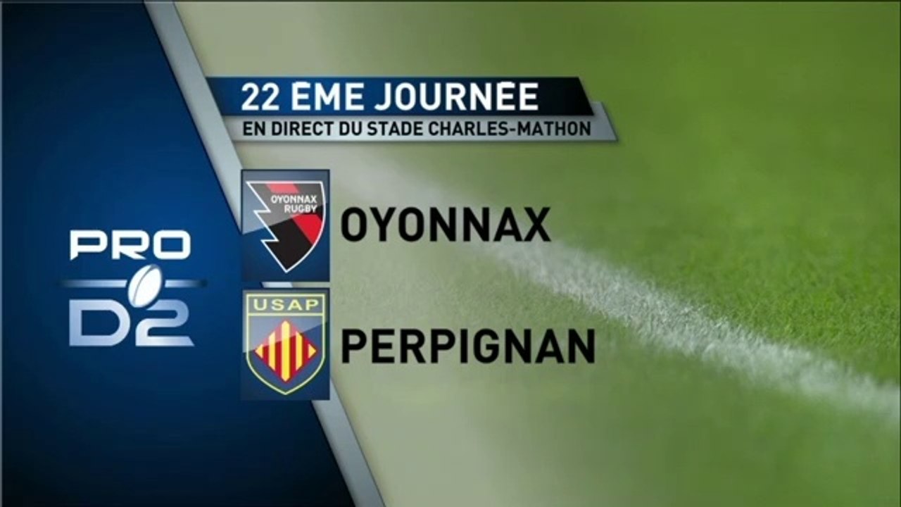 RESUME DU MATCH OYONNAX/PERPIGNAN