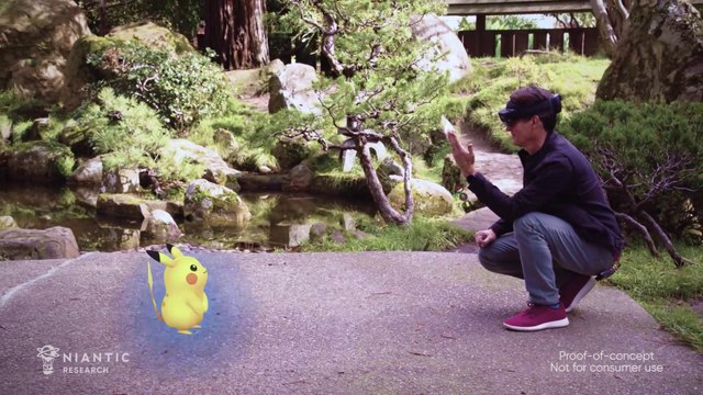 Pokemon Go HoloLens Demo At Microsoft Ignite 2021
