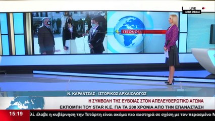 Παρουσίαση εκπομπής Στιγμές Ιστορίας στην Εύβοια από την Επανάσταση του ΄21