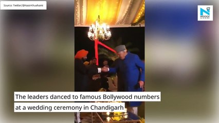 Watch: Video of Farooq Abdullah dancing with Captain Amarinder Singh at a wedding goes viral