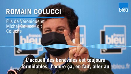 Romain Colucci, lancement de la collecte nationale des Restos du Coeur