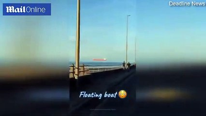 فيديو سفينة تطفو في الهواء: تركيزك سيكشف هل ماحدث خدعة أم حقيقة؟