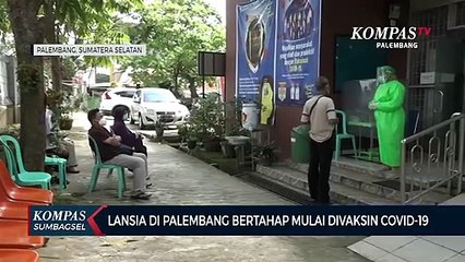 Lansia Di Palembang Bertahap Mulai Divaksin Covid-19