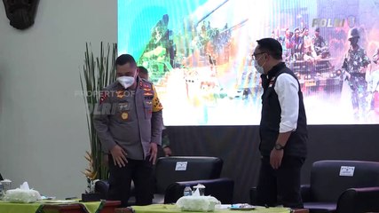 Kapolda Metro Jaya, Kasdam Jaya & Gubernur Jabar Evaluasi PPKM Mikro