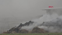 Son dakika haber | KIRKLARELİ Kırklareli'de yem deposunda çıkan yangında tonlarca saman ve yem küle döndü