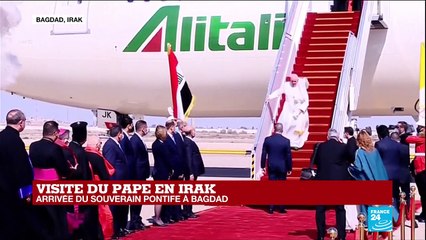 Replay -  Arrivée du souverain pontife à Bagdad