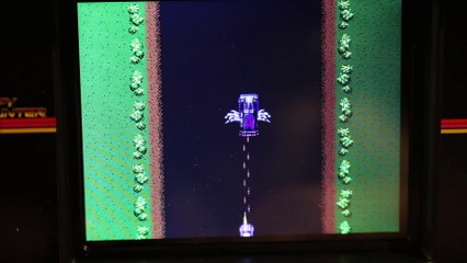 Spy Hunter Video Arcade Game Play