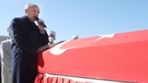 Cumhurbaşkanı Erdoğan, 11 şehidimizin cenaze töreninde konuştu: Rabbim şehitlik makamını bizlere de nasip etsin