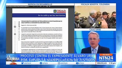 Fiscalía solicita preclusión del caso Uribe