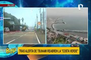 Alerta de tsunami: autoridades reabren la Costa Verde ante reducción de peligrosidad