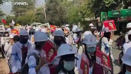 عقوبات جديدة ضد العسكر في ميانمار وتواصل المظاهرات