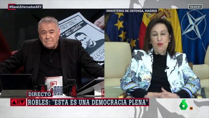 Margarita Robles, 19 de febrero en ARV: “No está muy enterada porque pasa mucho tiempo con los tuits"