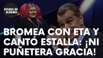 TONI CANTÓ ESTALLA contra la ‘youtuber’ que BROMEA con ETA: “¡NI PUÑETERA GRACIA!”
