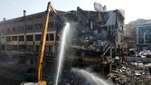 Son dakika haber | Rize belediye bloklarındaki yıkım başladı