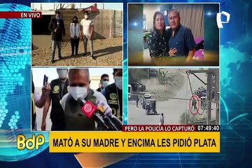 Sujeto que asesinó a su madre los llama y les pide dinero