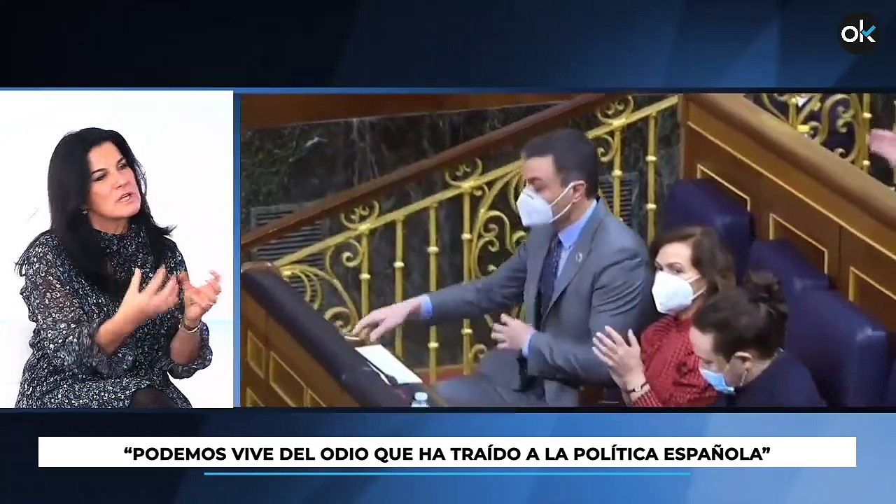 María Ruiz (Vox): "Podemos trajo el odio a la política española y pretende no irse nunca del poder"