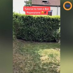 Voici comment créer une "chauve-souris" en papier !