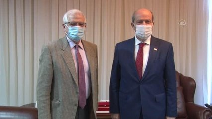 Son dakika: - KKTC Cumhurbaşkanı Tatar, AB Yüksek Temsilcisi Borrell ile görüştü
