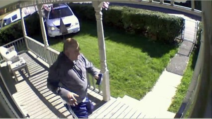 Morning Coffee Interrupted by Out of Control Car