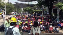 Junta birmana enfrenta nuevas protestas y más presión internacional
