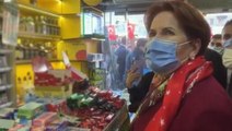 Şehit haberini esnaf ziyaretinde alan Meral Akşener dizlerini dövdü