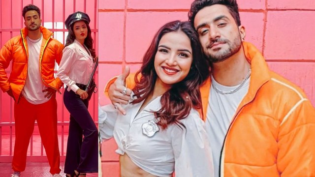 Jasmin Aly ने Tony Kakkar संग की Tera Suit Song के सेट पर जमकर मस्ती |FilmiBeat