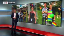 900 deltog i dagens Pride-parade i Gesten | Klædt i regnbuens farver | Nick Højgaard | Vejen | 26-08-2017 | TV SYD @ TV2 Danmark