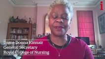 Dame Donna Kinnair says 1% pay rise is 'disgusting' after nurses have 'died on the frontline' of the Covid-19 pandemic