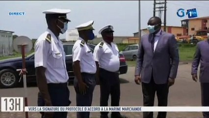 RTG - Signature d’accord entre la direction et les membres du syndicat la marine marchande