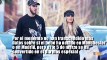 Edurne y David De Gea,  padres de una niña