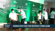 Kediri Vaksinasi Corona Pemuka Agama dan Tokoh Masyarakat