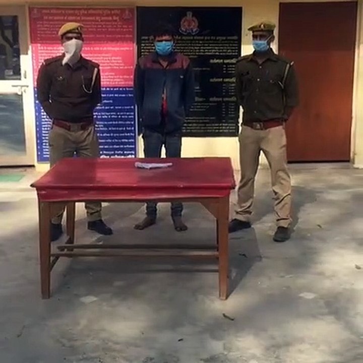 थाना मितौली पुलिस द्वारा अवैध तमंचा व कारतूस सह...