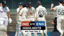 India Vs England 4th Test 2nd Day Full Match Highlights