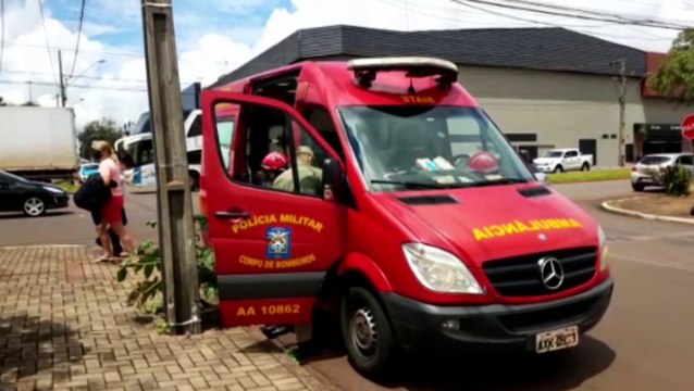 Motociclista fica ferido ao se envolver em acidente na Av. Assunção, no Bairro Alto Alegre