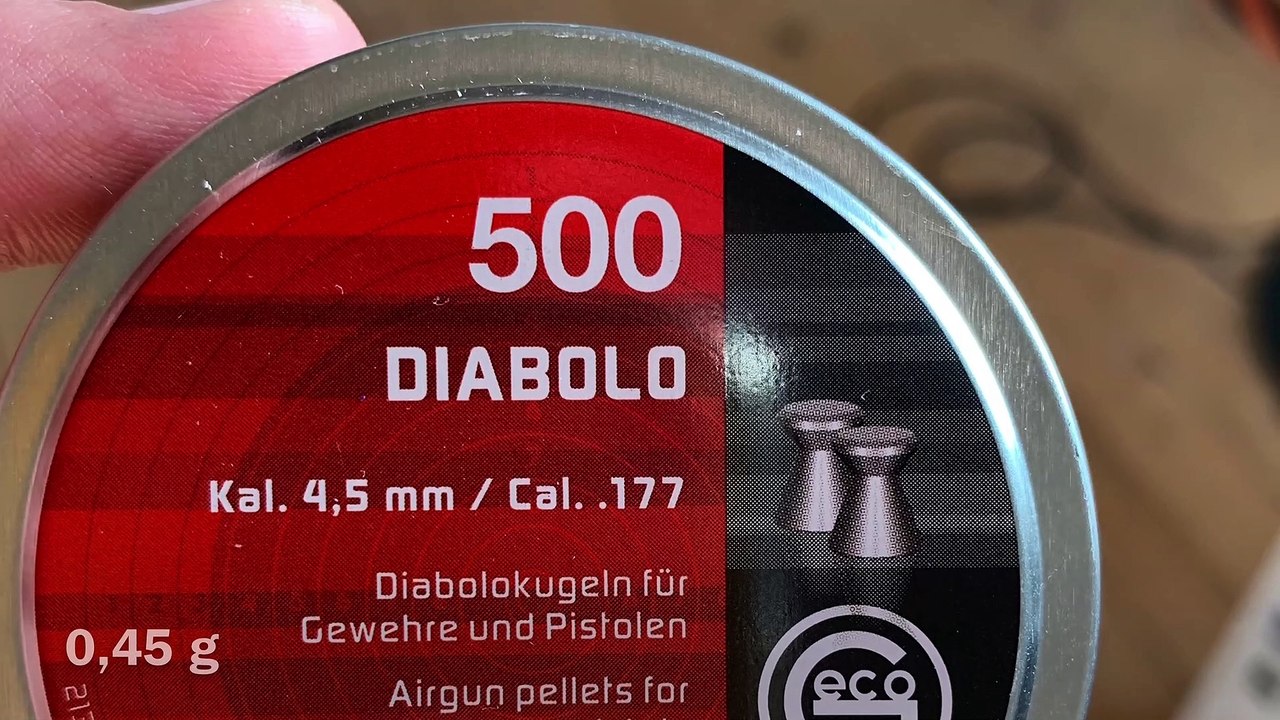 Hämmerli Firefox 500 4,5mm Airgun Test Shots & Chrony