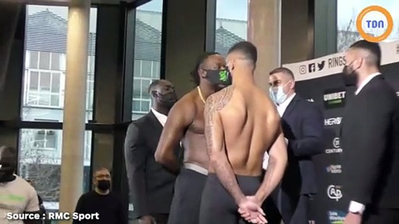Tony Yoka justifie la baffe de Joel Tambwe Djeko : "J'ai des grands pieds, sans le vouloir, je lui ai marché sur le bout du pied"