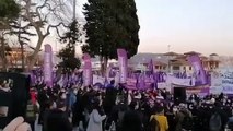 Kadınlar Beşiktaş'ta eylemde: İstanbul Sözleşmesi'ni uygulatacağız