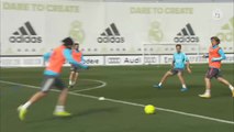 Benzemá ya entrena con el resto del equipo