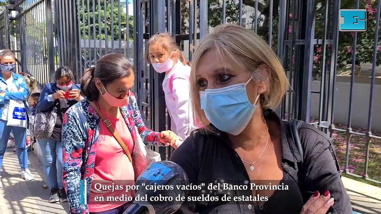 Cajeros vacíos del Banco Provincia en medio del cobro de sueldos de estatales