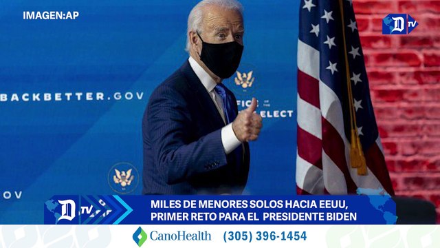 Miles de menores solos a EEUU, primer reto para Biden | El Diario en 90 segundos
