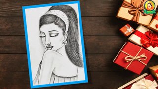 How to draw a girl step by step | How to draw a girl face with pencil sketch step by step |girl face