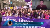 JULIO DE LA FUENTE: GRUPOS RADICALES DESAFÍAN LA PROHIBICIÓN DE MANIFESTACIONES FEMINISTAS..