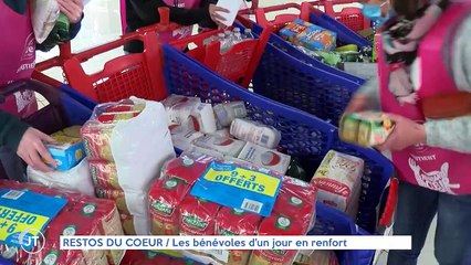 RESTOS DU COEUR / Les bénévoles d'un jour en renfort
