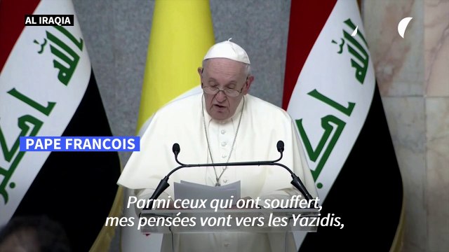 En Irak, le pape dénonce les barbaries insensées contre les Yazidis