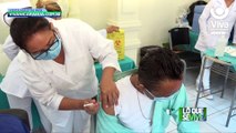 Pacientes crónicos del Hospital Militar son inmunizados contra el Coronavirus