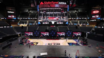 2021 NBA All-Star Time Lapse and Beauty Shots (State Farm Arena Atlanta, GA)