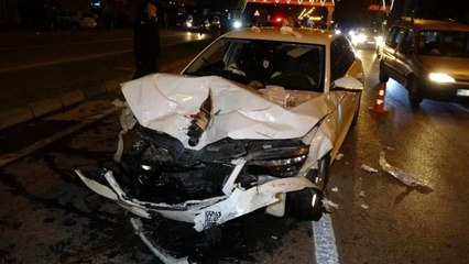 Samsun'da 3 aracın karıştığı kazada 3 kişi yaralandı