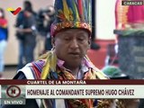 Chamán realiza ritual para homenajear al Comandante Chávez a 8 años de su siembra